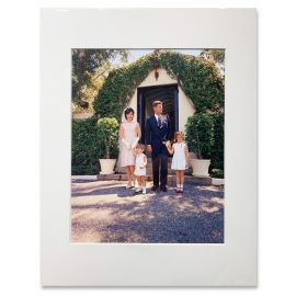 Kennedy Family Easter Sunday Matted Print - JFK Library