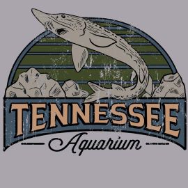 Tennessee Aquarium Adult Long Sleeve Sturgeon Tee
