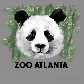 Adult Zoo Atlanta Panda Watercolor Tee