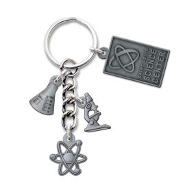 St. Louis Science Center Pewter Charms Keychain
