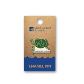 South Carolina Aquarium Sea Turtle Enamel Pin