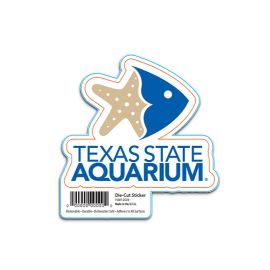 Texas State Aquarium Souvenir Sticker