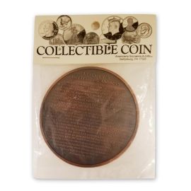 Paper Weight Lincoln Gettysburg Penny Replica