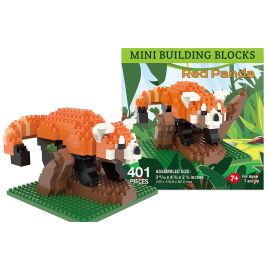 Mini Building Block Set - Red Panda