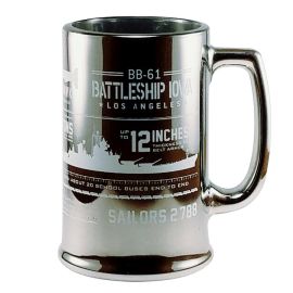BB-61 Battleship IOWA Infographic Mug