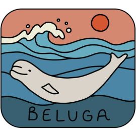 Beluga Vinyl Sticker