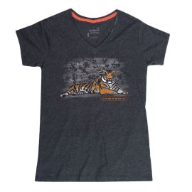  Eco Ladies Tee | Mama & Baby Tiger - Cleveland Metroparks Zoo