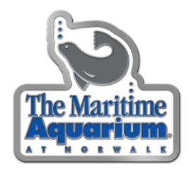 The Maritime Aquarium Enamel Magnet