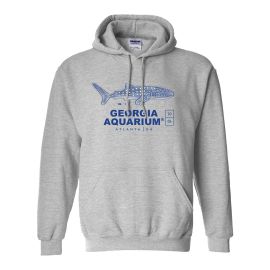 Adult Hooded Sweatshirt  Whale Shark - Georgia Aquarium