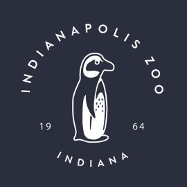 Adult Hooded Sweatshirt Simple Penguin - Indianapolis Zoo