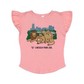 Lincoln Park Zoo Lion Pride Toddler Ruffle Tee
