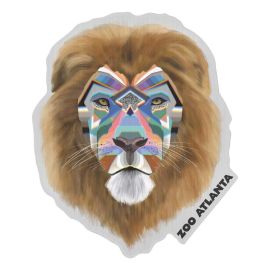 Zoo Atlanta Austin Blue Lion Sticker