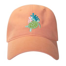 Turtle Icon Embroidered Cap