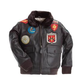 Top Gun Leather Aviator Youth Jacket