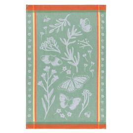 Botanical Themed Jacquard Tea Towel