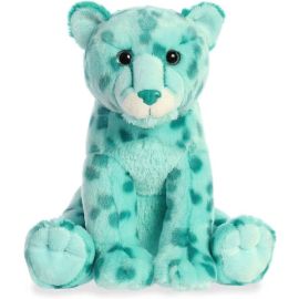 Plush Eco-Friendly Aqua Colored Cheetah