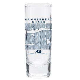 Hammerhead 3oz Shooter Glass - Georgia Aquarium Logo