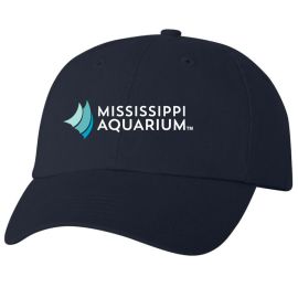 Mississippi Aquarium Embroidered Logo Cap | Navy