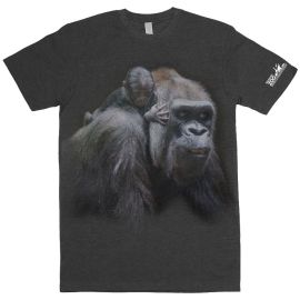 Cleveland Metroparks Zoo Gorilla Baby & Mom T-Shirt