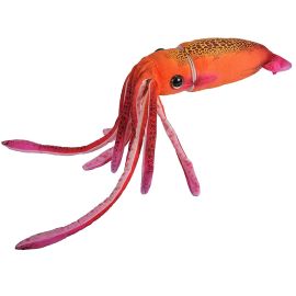 Orange Plush Squid