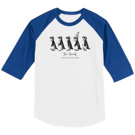 Youth Living Planet Be Yourself Penguin Baseball Tee