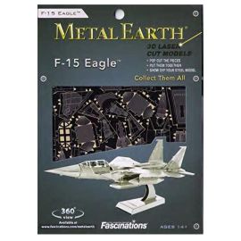 3D Metal Model Kit- F-15 Eagle Fighter