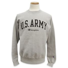 Adult Oxford Grey Crew Neck Sweatshirt - US Army Museum