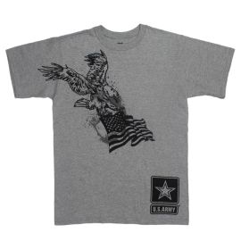 Adult Patriotic Eagle & Flag US Army Tee