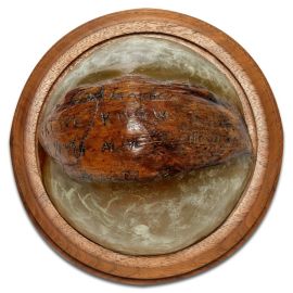 JFK Library Coconut Paperweight
