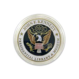 JFK Library Presidential Seal Commemorative Challenge Coin