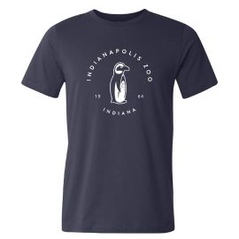 Adult Short Sleeve Jersey Tee Simple Penguin - Indianapolis Zoo