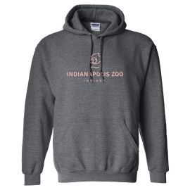 Adult Hooded Sweatshirt Simple Dolphin - Indianapolis Zoo