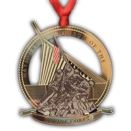 Iwo Jima Ornament with National Museum of the Marine Corps Logo