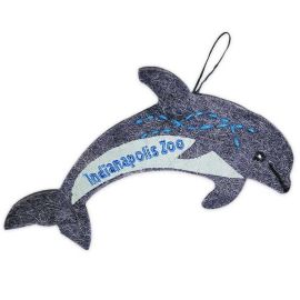 Indianapolis Zoo Wool Dolphin Ornament