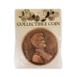 Paper Weight Lincoln Gettysburg Penny Replica