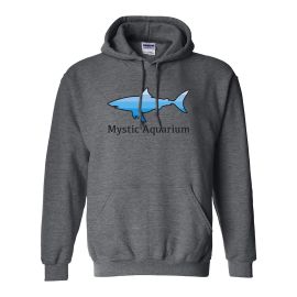 Adult Hooded Fleece Ombre Shark Sweatshirt - Mystic Aquarium