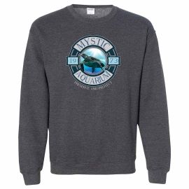 Adult Preserve and Protect Fleece Crew Sweatshirt - Mystic Aquarium