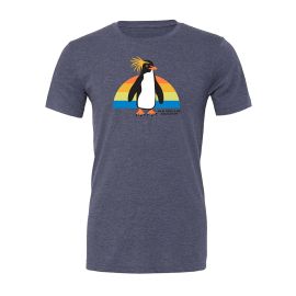 Adult Short Sleeve Tee Rock Hopper Penguin - New England Aquarium