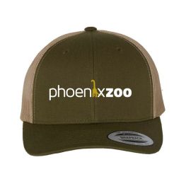 Dinosaurs in the Desert Adult Trucker Cap - Phoenix Zoo