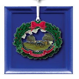 Gettysburg Holiday Metal Ornament