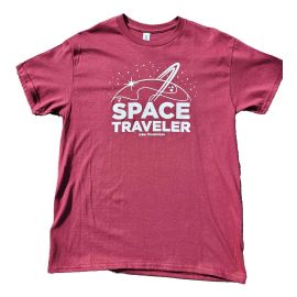 Adult Space Traveler Red T-shirt - Adler Planetarium