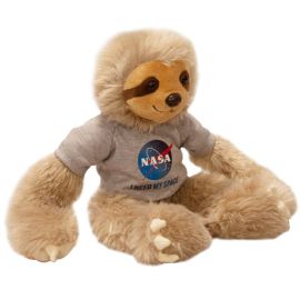NASA I Need My Space Plush Three-Toed  Sloth Plush