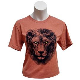 Lion Face Flock Men's T-Shirt - Lincoln Park Zoo