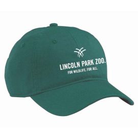 Lincoln Park Zoo Logo Green Ball Cap Hat