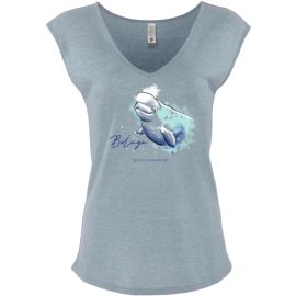Mystic Aquarium Beluga Women’s T-Shirt