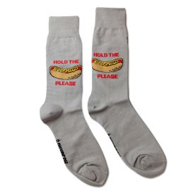 Willis Tower Hold the Ketchup Hotdog Socks