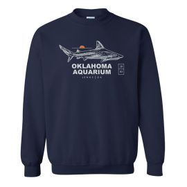 Oklahoma Aquarium Shark Sunset Sweatshirt