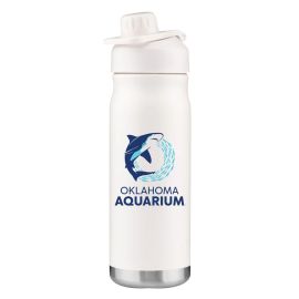 Oklahoma Aquarium Shark Logo Water Bottle