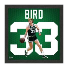 Larry Bird Basketball HOF Impact Jersey Frame