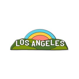 Los Angeles Rainbow Magnet